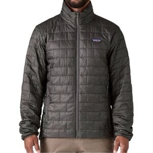 Patagonia Nano Puff Packable Insulated Jacket PrimaLoft Puffer Forge Grey